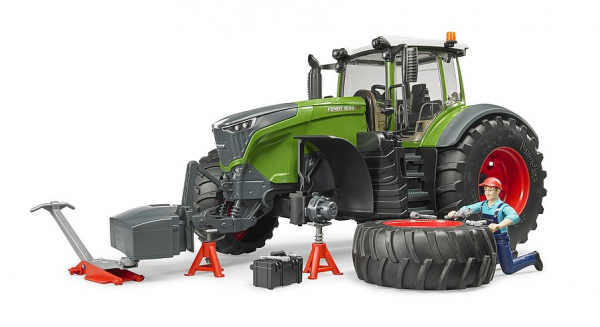 Fendt 1050 Vario mit Mechaniker und Werkstattausstattung